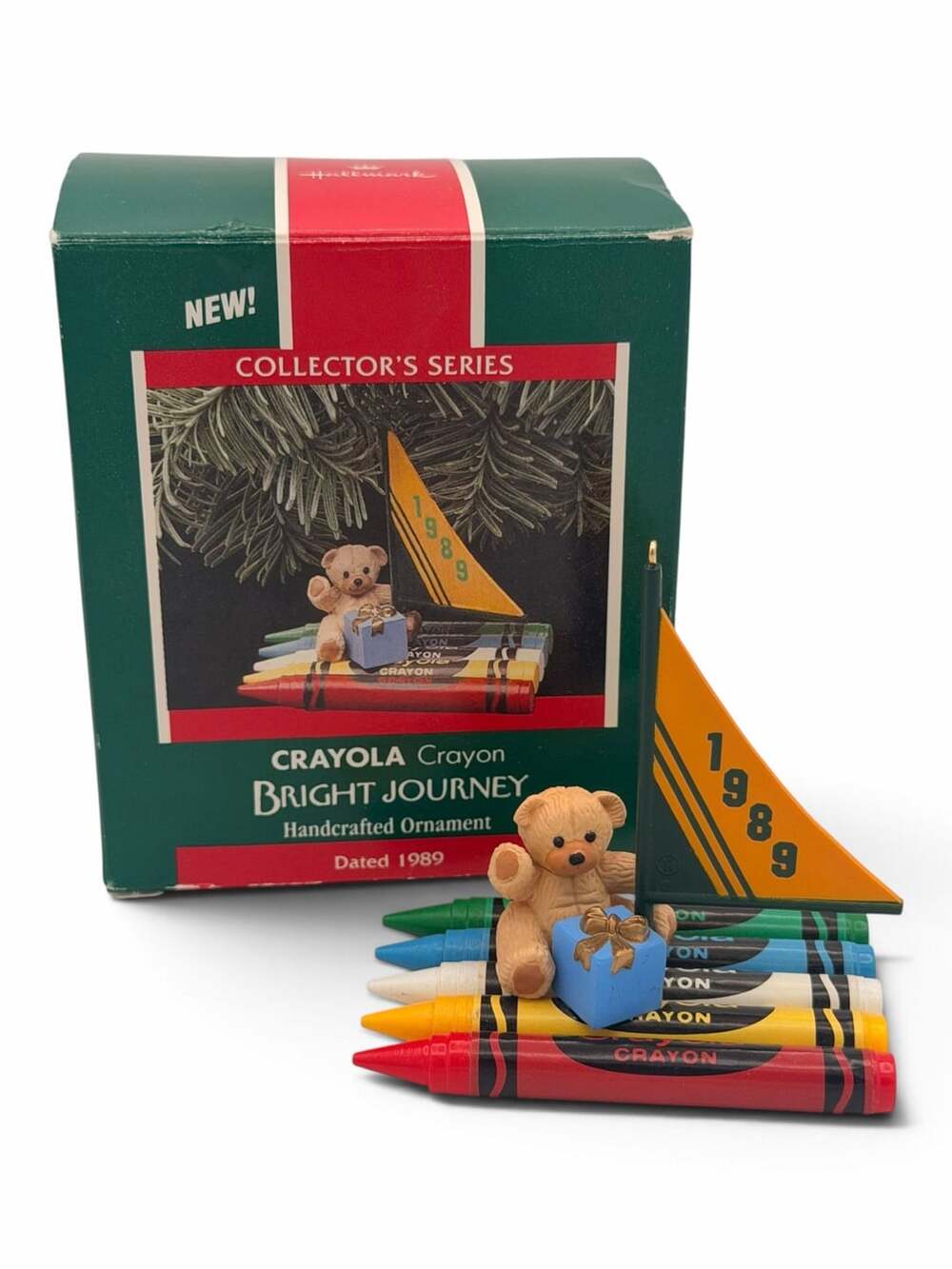 Hallmark 1989 Crayola Bright Journey Keepsake Ornament
